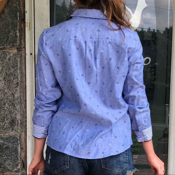 Nautical Button Up Shirt - Picture 2 of 2